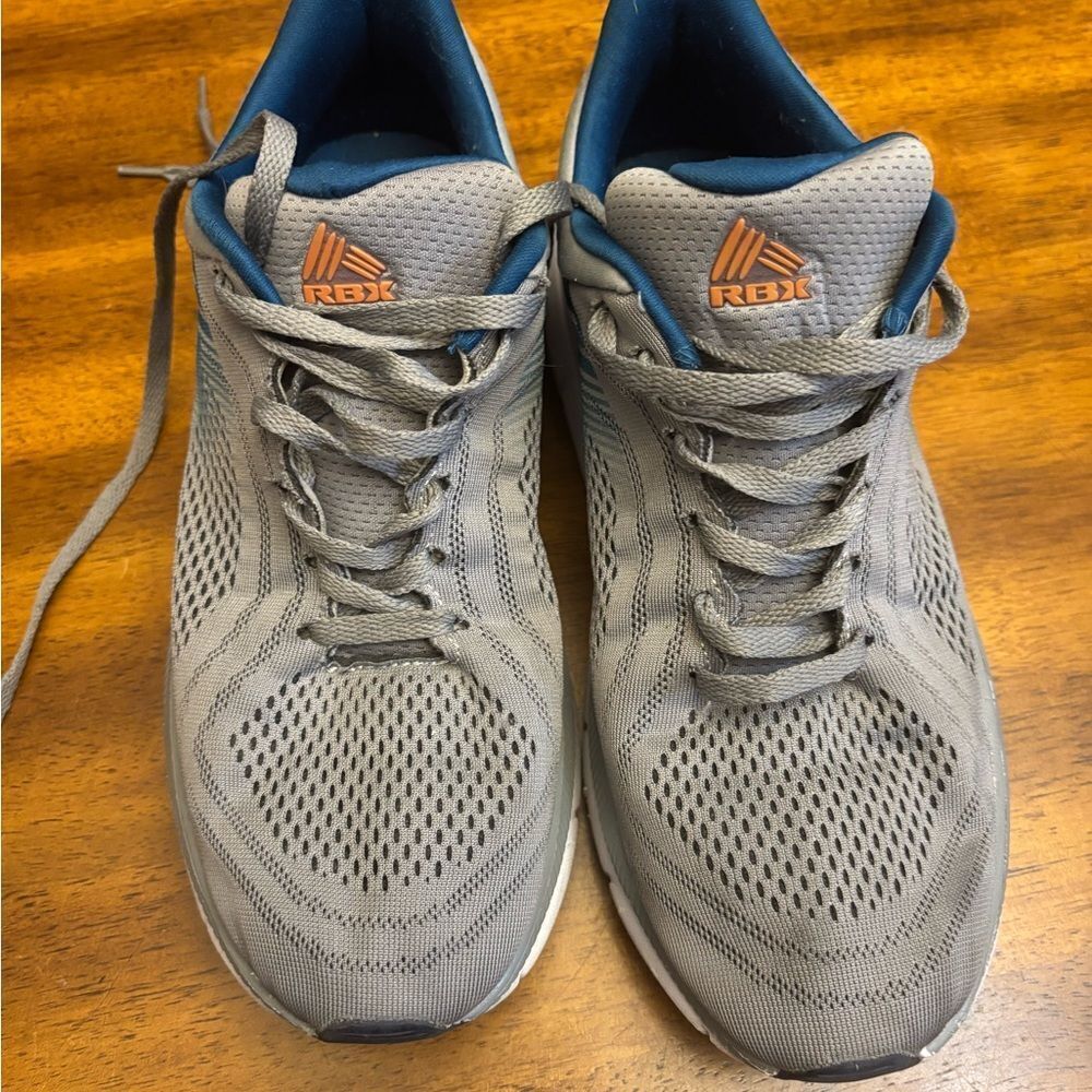 RBX Men's Gray and Blue Athletic Shoes